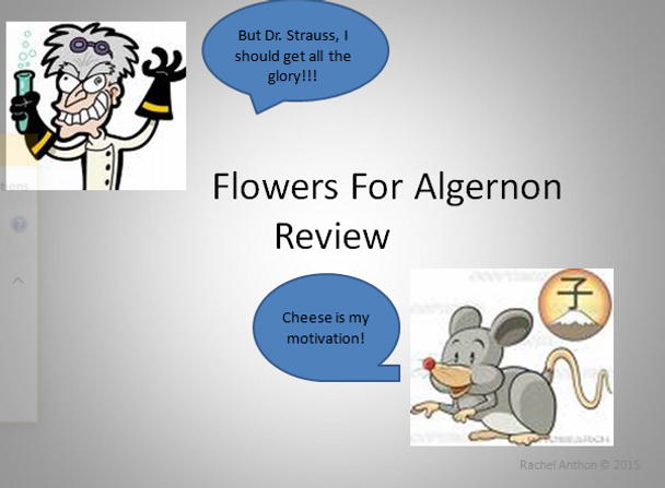 Flowers for Algernon- Test Review PowerPoint