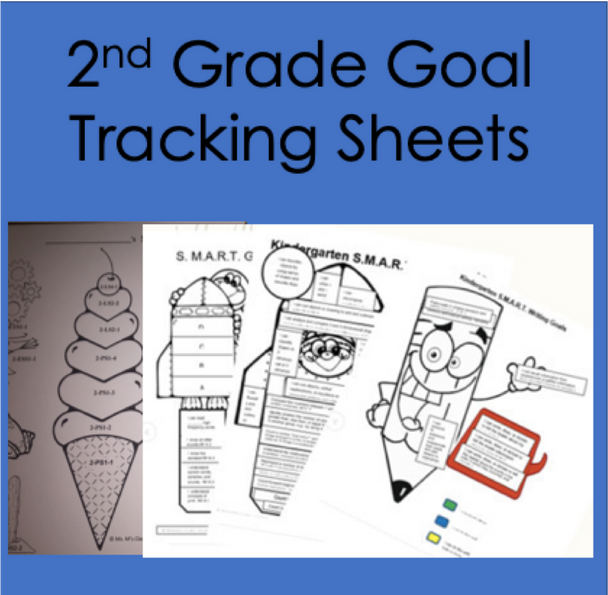 Second Grade Goal Tracking Sheets