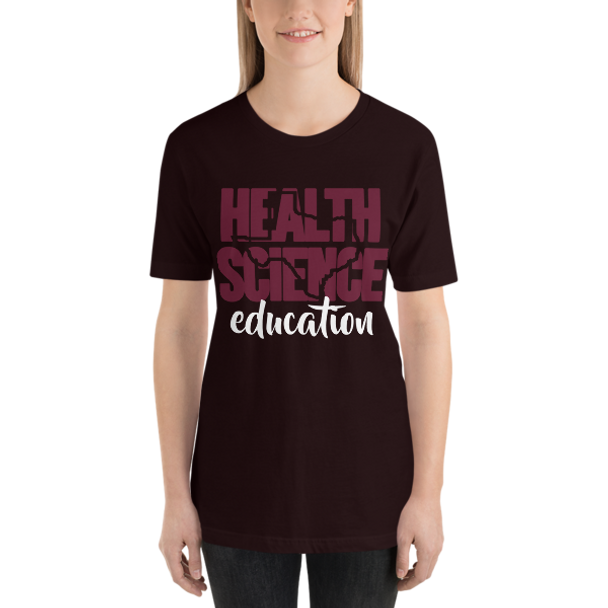 "Texas Health Science" Maroon and White