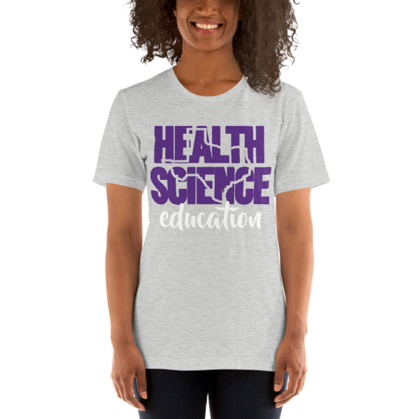 "Texas Health Science" Purple and White