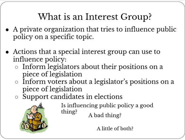 Interest Group Lesson  (PACS)