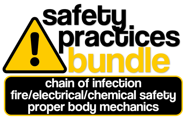 Safety Practices Bundle! Great for Health Science Classes!