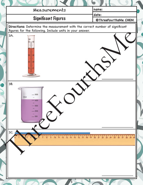 Significant Figures (Digits) Classwork and/or Homework