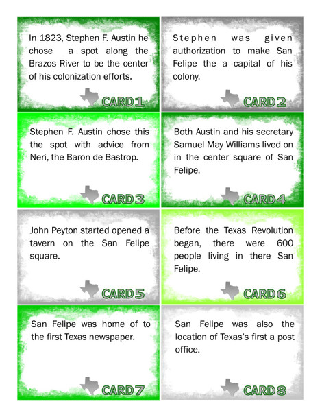 San Felipe Task Cards (What's the Extra Word?)