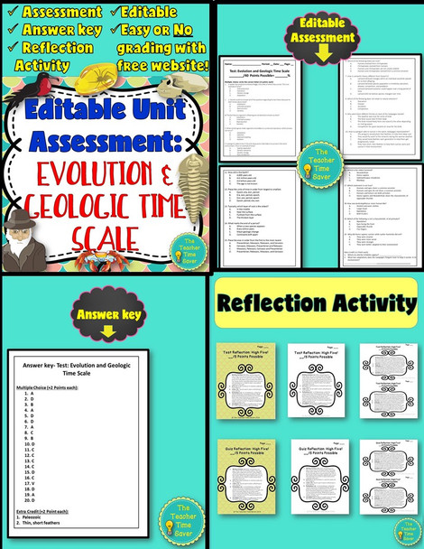 Evolution and Natural Selection Notebook Printable Bundle