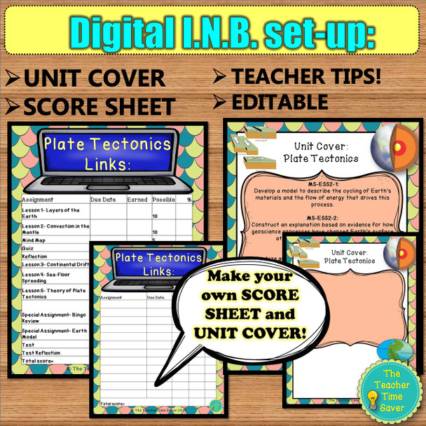 Plate Tectonics Unit Notebook Bundle