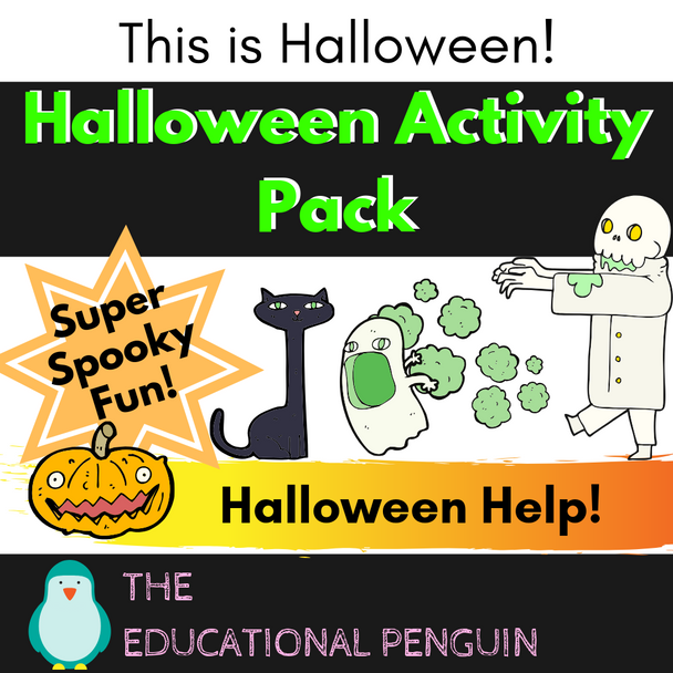 Halloween Worksheet Activity Pack