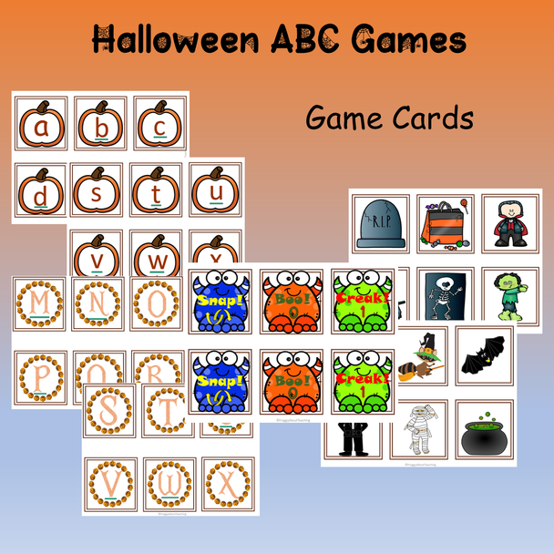 Halloween ABC Games