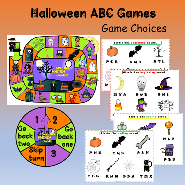 Halloween ABC Games