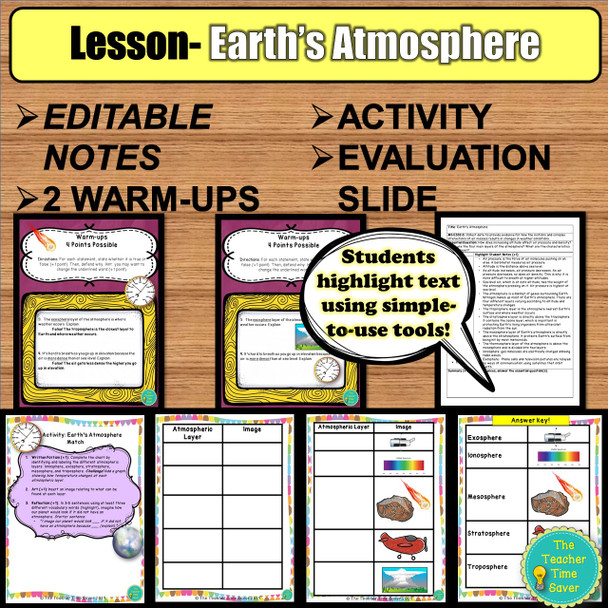 WEATHER & CLIMATE INTERACTIVE NOTEBOOK BUNDLE- GOOGLE APPS AND PRINTABLE