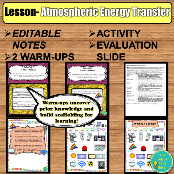 WEATHER & CLIMATE INTERACTIVE NOTEBOOK BUNDLE- GOOGLE APPS AND PRINTABLE