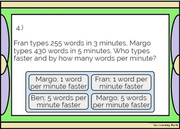 Ratios, Rates and Conversions Digital BOOM Cards + Printable Task Cards