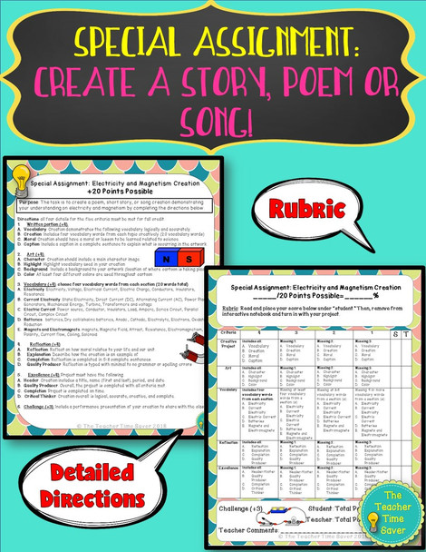 ELECTRICITY MEGA BUNDLE DIGITAL & PRINTABLE INTERACTIVE NOTEBOOK