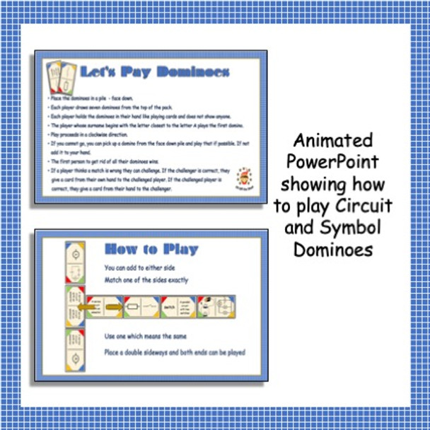 Current Electricity - Circuits and Symbols Dominoes for Middle School Science