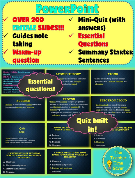 Matter and Chemistry Slides and Notes