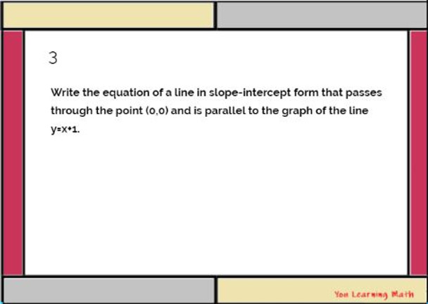 Parallel and Perpendicular Lines - 21 Task Cards 