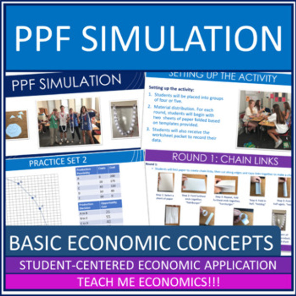 Production Possibilities Frontier Simulation and Graphing Practice Worksheet