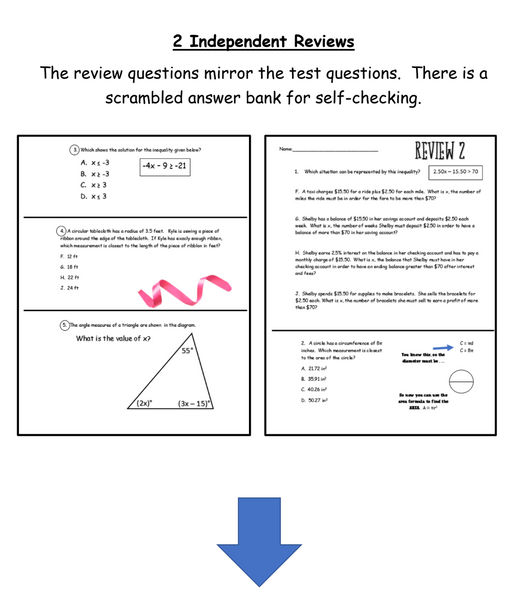 7th grade Triangles & Circles Unit