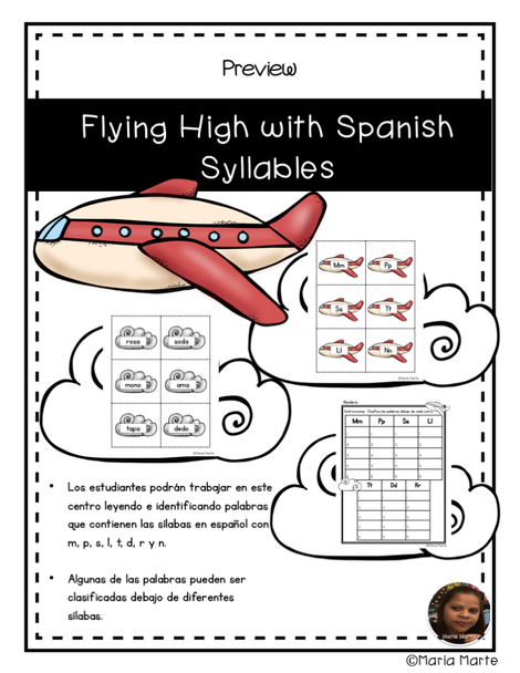 Volando Alto con las Sílabas // Flying High with Spanish Syllable Words