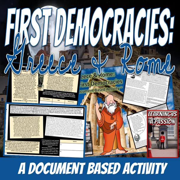 World History | Greece & Rome: Origin of Democracy | Document Based Activity