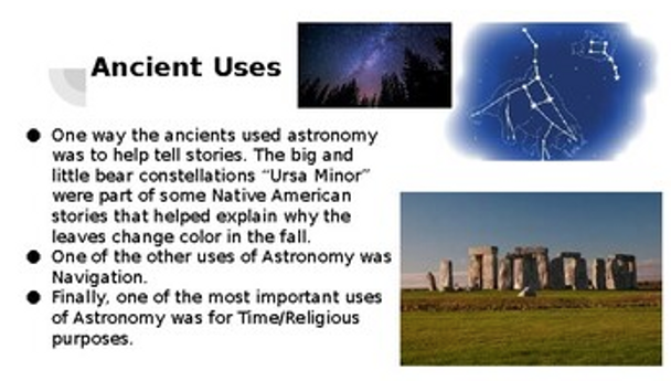 History of Astronomy Powerpoint