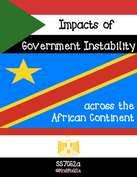 Government Instability Across Africa (SS7CG2a)