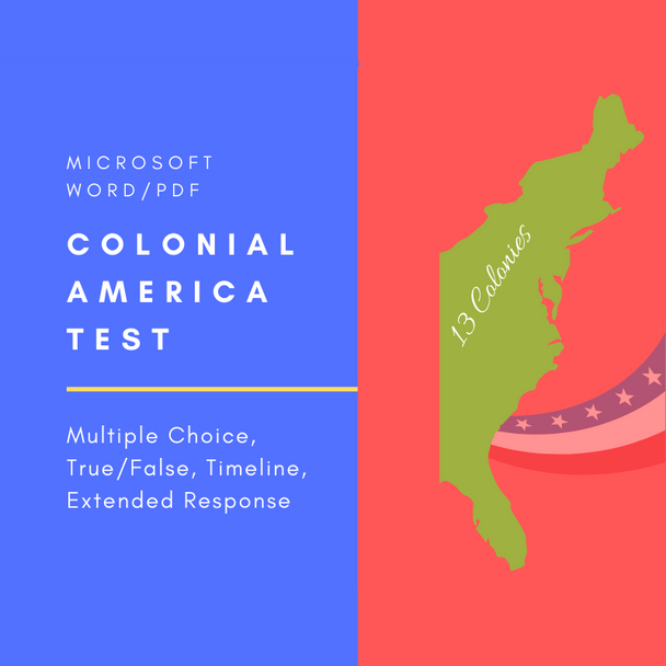 Colonial America Test