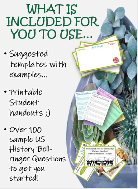 Daily Bell Ringers, printables, samples and more