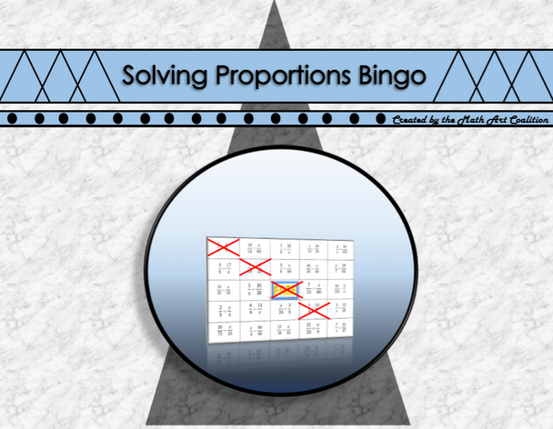 Solving Proportions BINGO