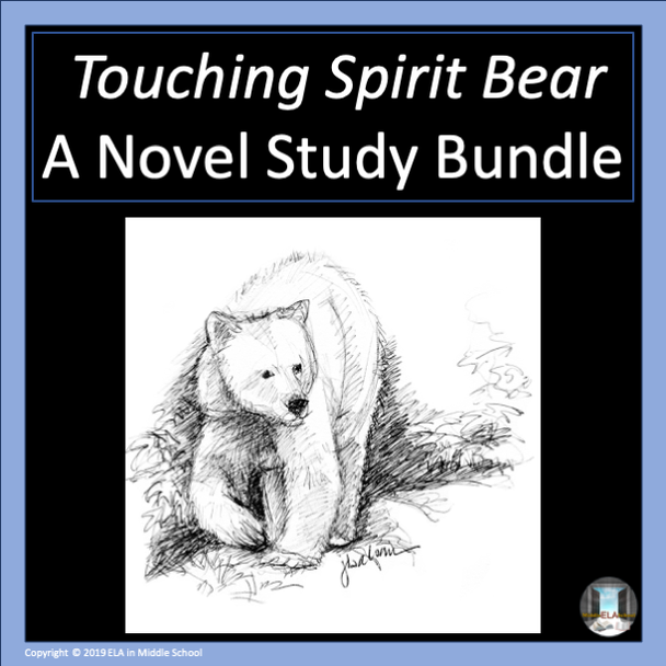 All 18 product resources from the Touching Spirit Bear Line created and offered by ELA in Middle School, offered in this Bundle for you at a 20% discount!