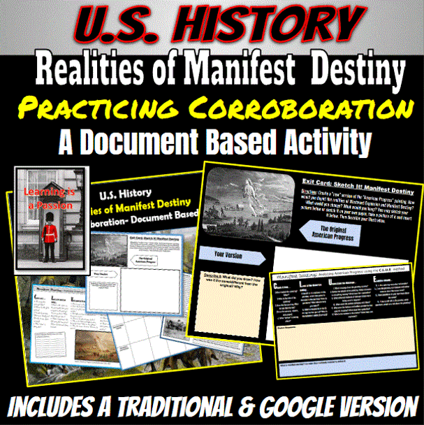 U.S. History | Realities of Manifest Destiny | Westward Expansion | Document Based Activity