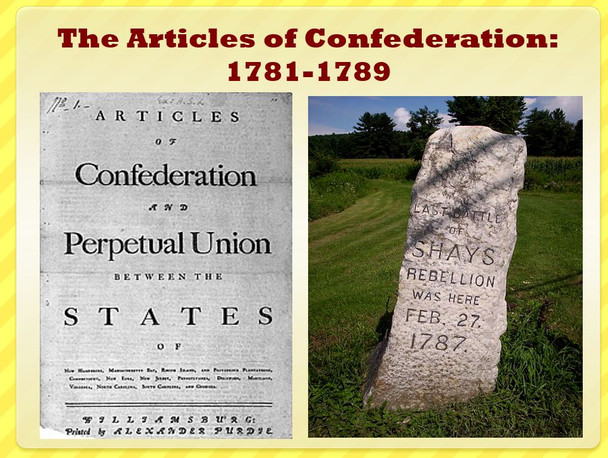 Articles of Confederation Two Day Lesson