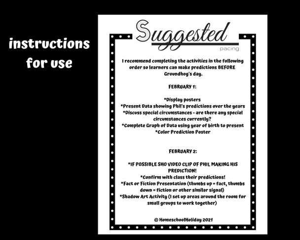 Groundhog Day  Groundhog Prediction & Fun Facts Presentation Activities Google Slides 