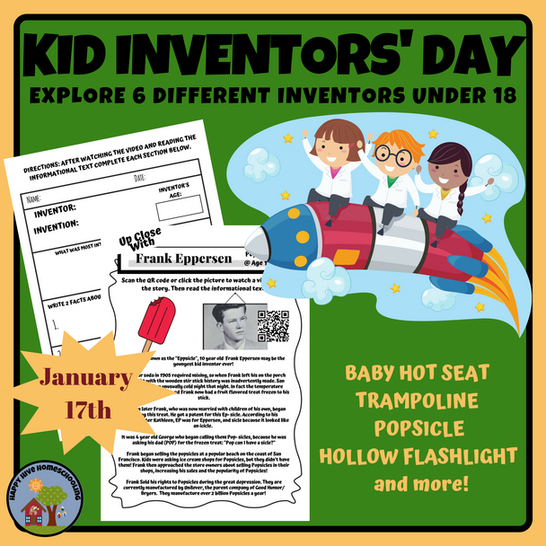 Celebrate Discovery and Invention with Kid Inventors Day! 