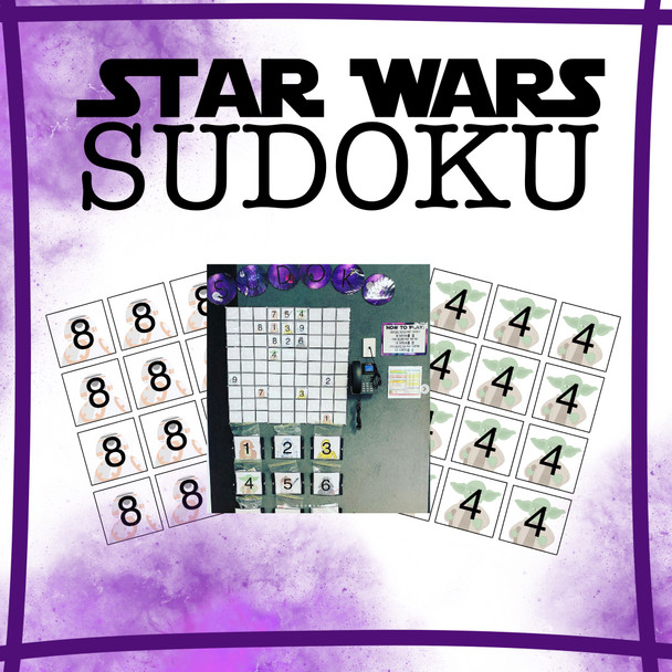 Large Interactive Star Wars Sudoku