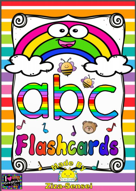 ABC Chart/Flashcards/Strips Pack - 37 pages!