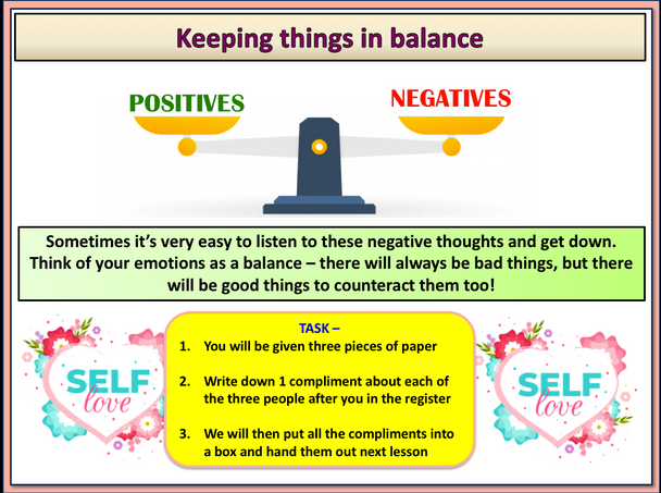 Being Positive Lesson 