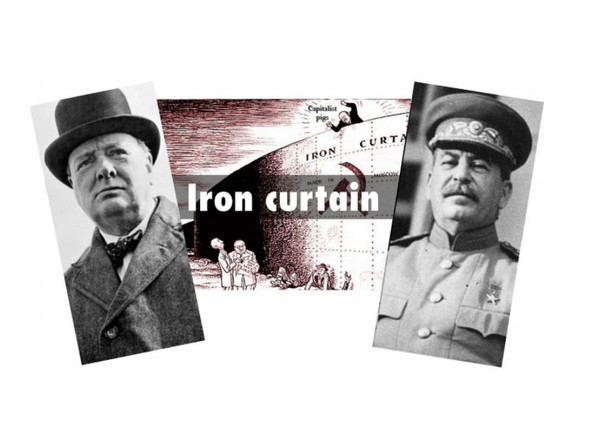 Winston Churchill's Iron Curtain Speech with Joseph Stalin's Reply