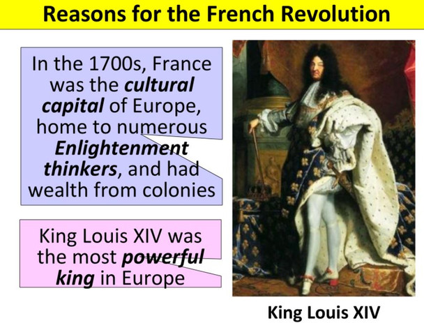 The French Revolution PPT and Guided Notes