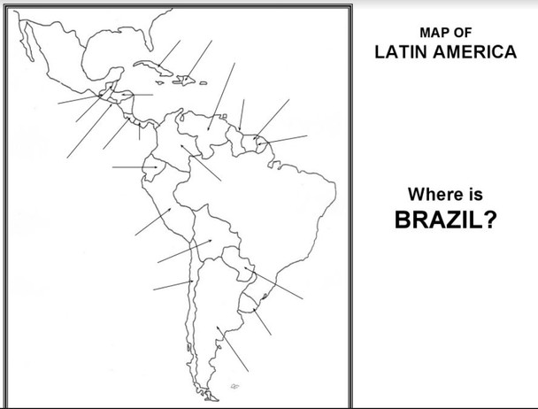 Latin America Map Activity