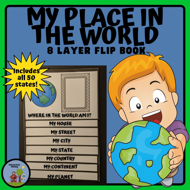 Where in the World Am I - Flip Book