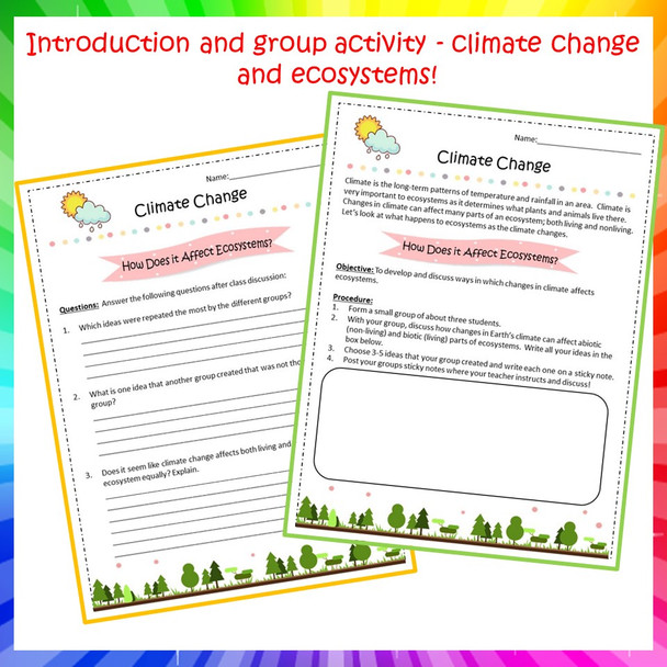 Climate Changes and Ecosystems