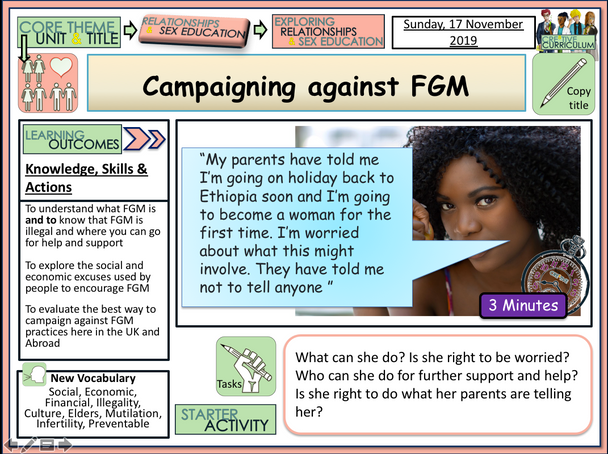 Campaigning against FGM