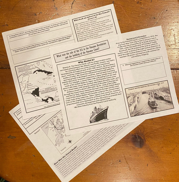 U.S. History | Imperialism | Building the Panama Canal | Document Based Activity U.S. History | Imperialism | Building the Panama Canal | Document Based Activity