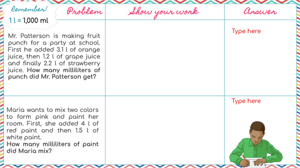 Measurement Metric System Capacity Digital Project