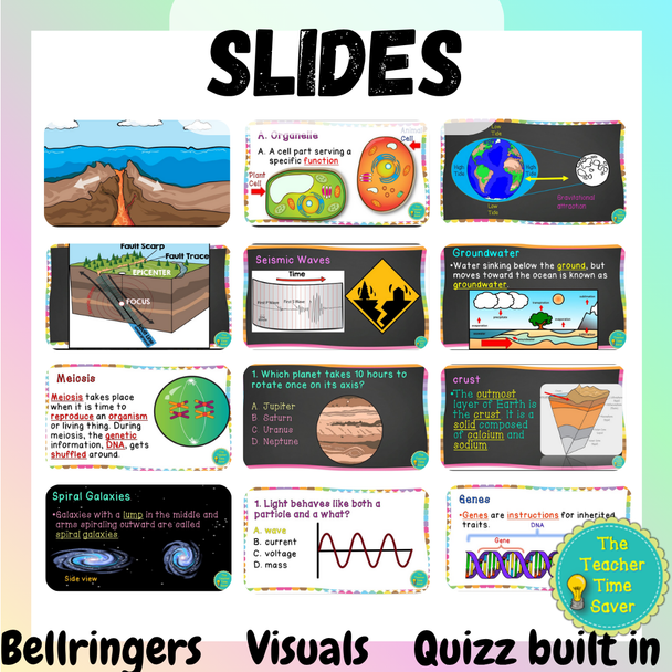 Science Mega Bundle | Earth Space Biology Physical Science | Printable and Digital