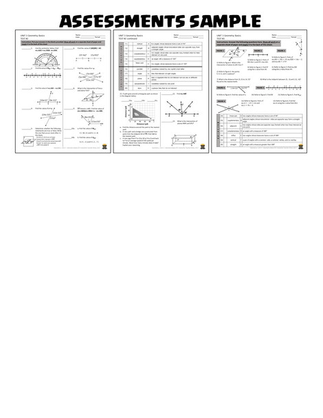 Geometry Basics: Introducing Points, Lines, Planes, Angles (Geometry - Unit 1)