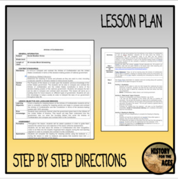 The Constitution Lesson Plan 