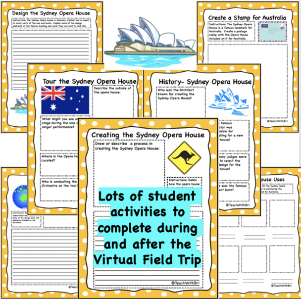 Virtual Field Trip to the Sydney Opera House- for Google Drive