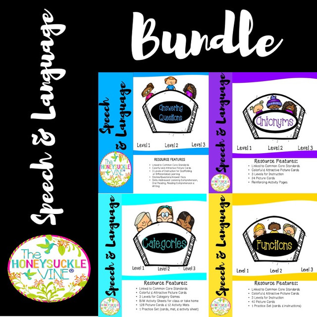 Kindergarten Language Arts Bundle